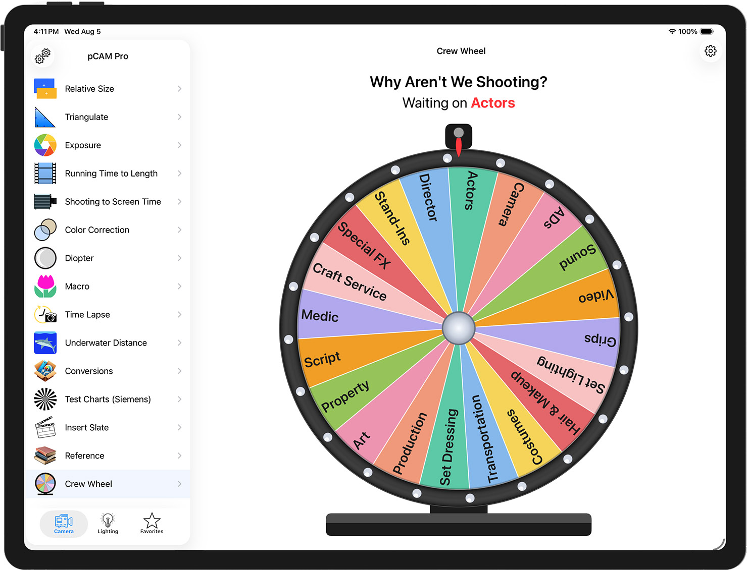 pCAM Pro app mockup