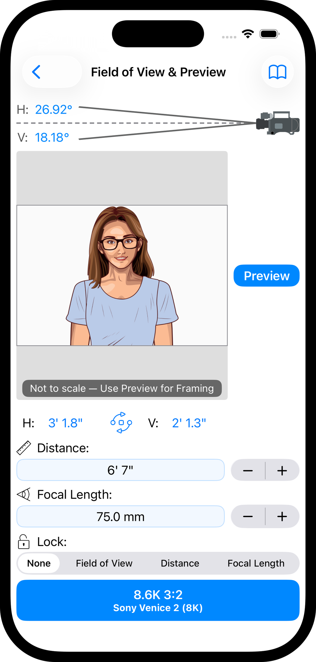 Field of View tool in pCAM Pro