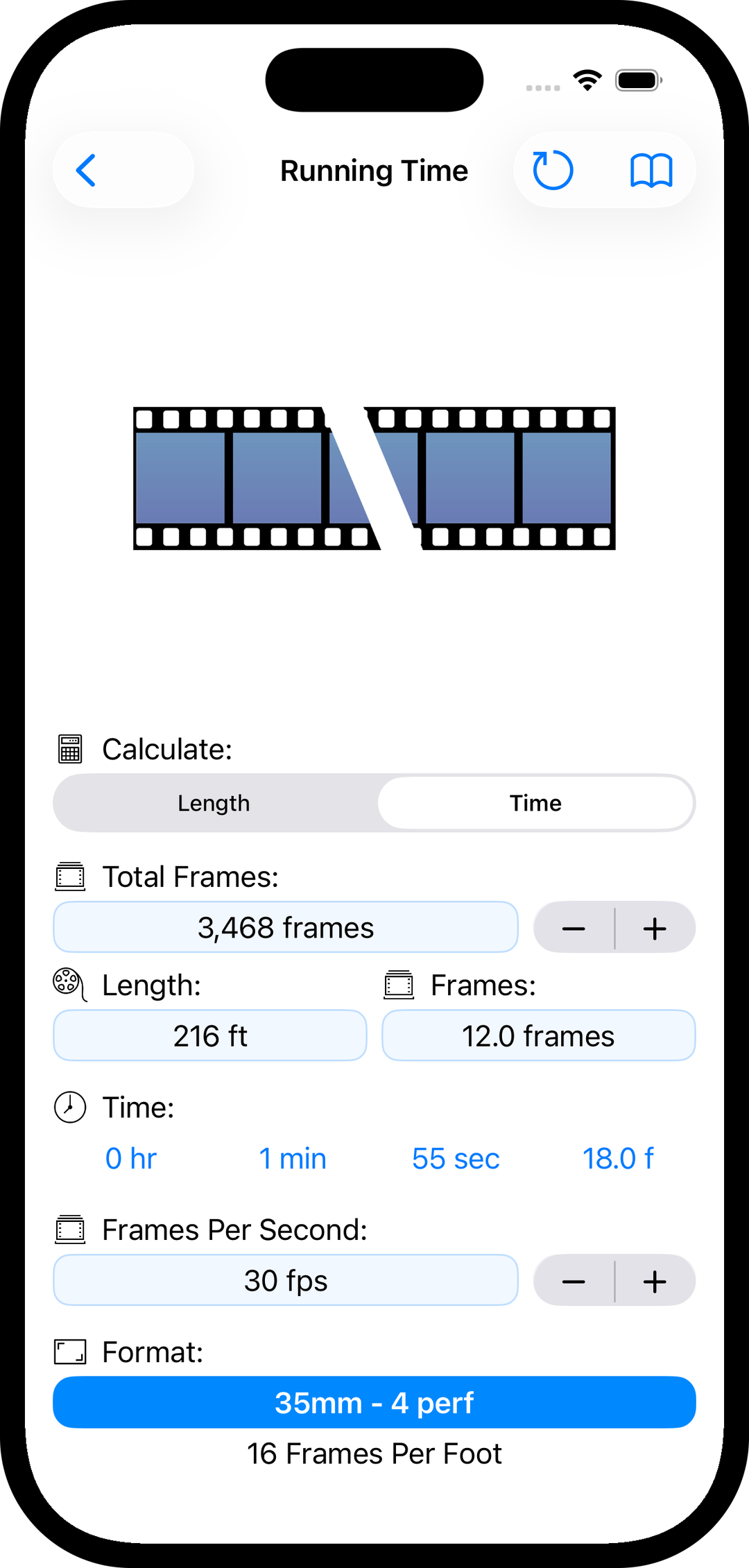 Running Time to Length tool in pCAM Pro
